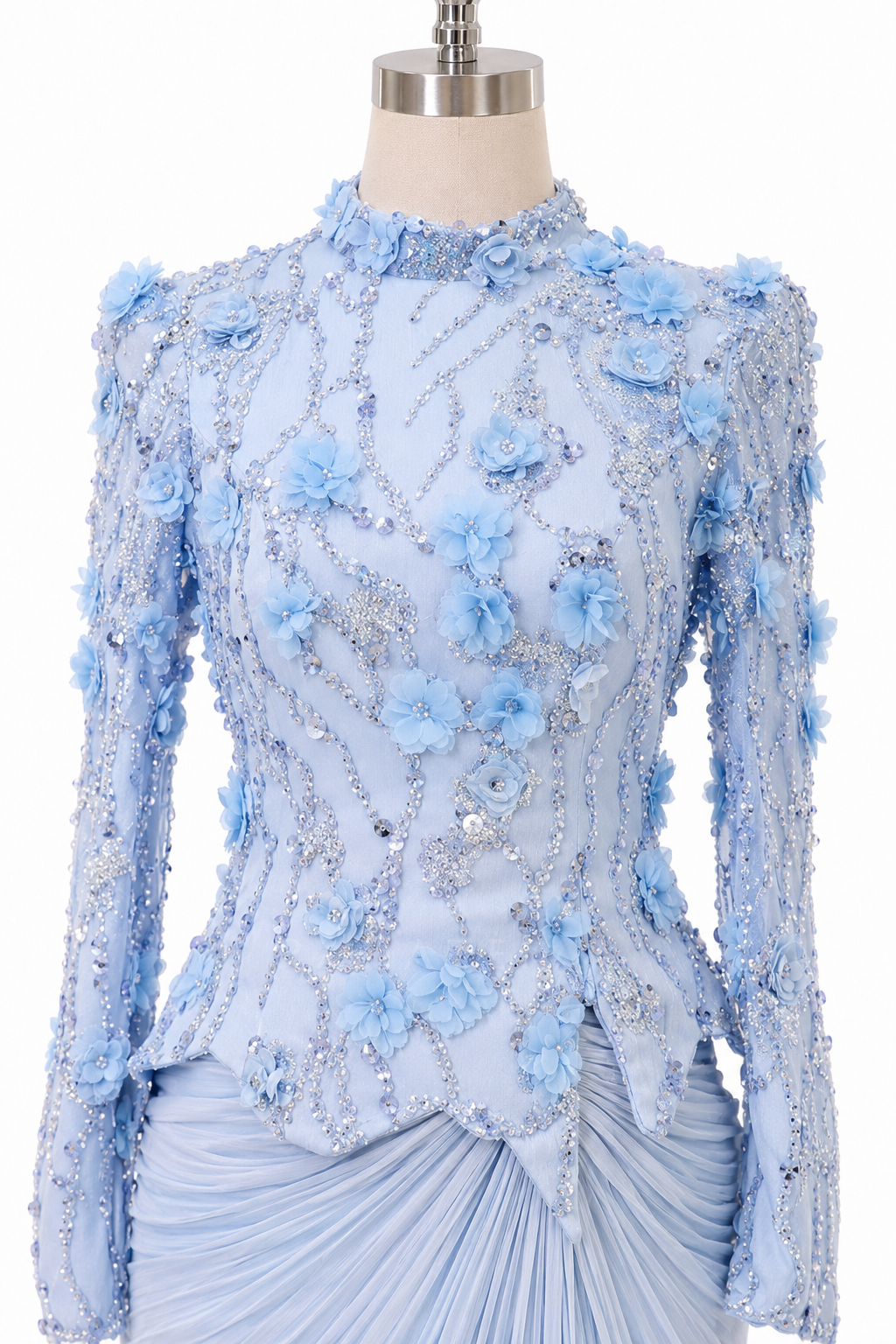 Marie Blue Couture Dress