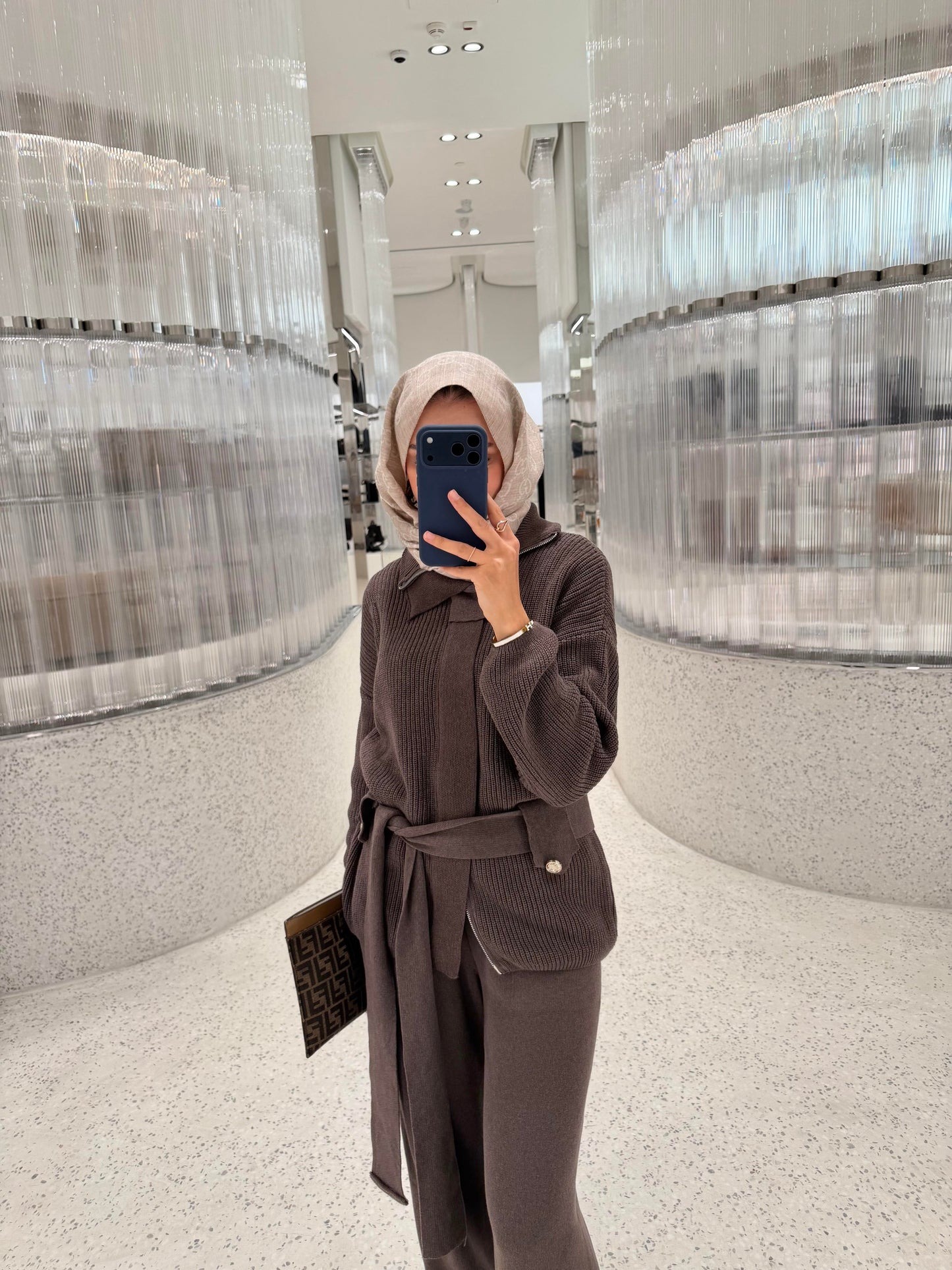 Soft Knit Set – Light Coffee