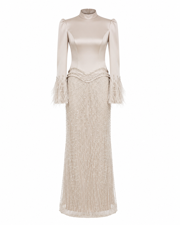 Wisteria Evening Dress – Mink