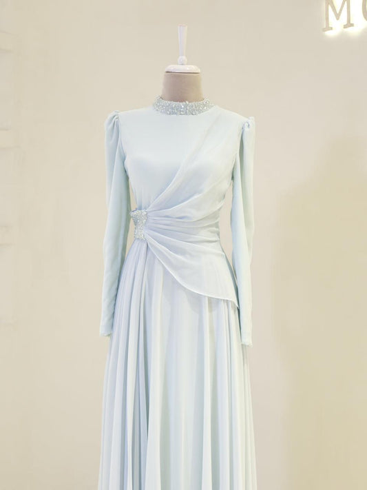 Sofia Crystal Dress- Blue