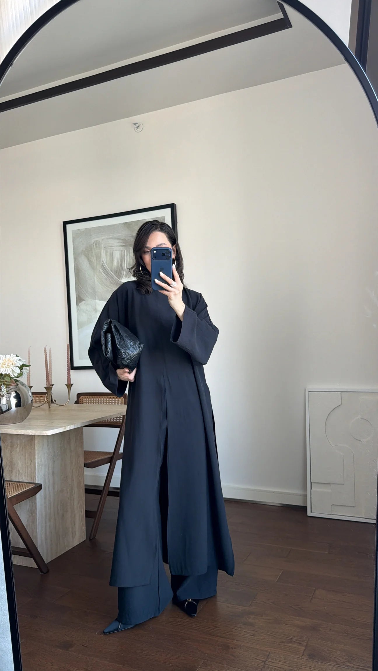 Bandana Detail Three-Piece Co-ord Set- black