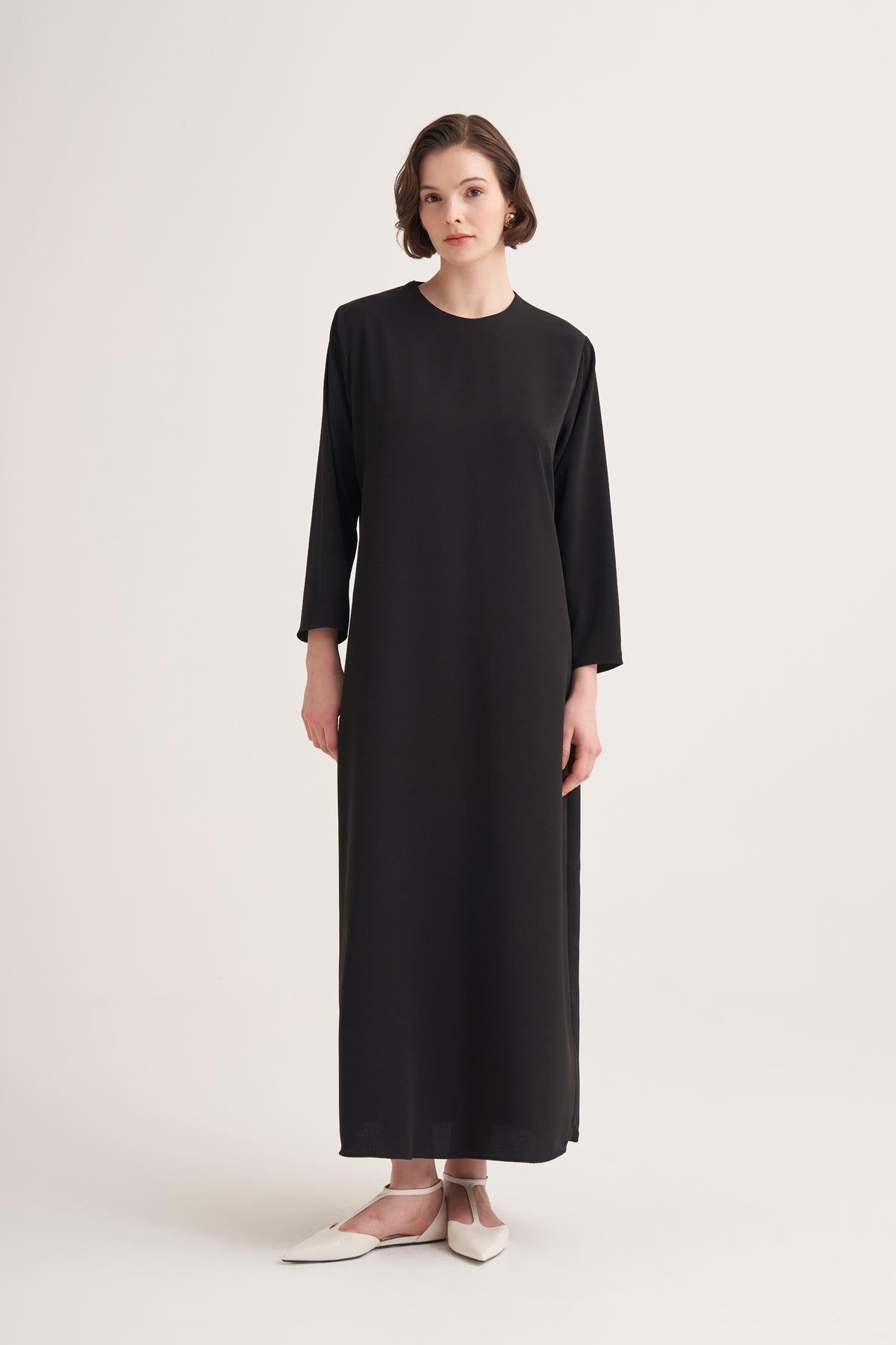 Crepe Inner Dress - Black