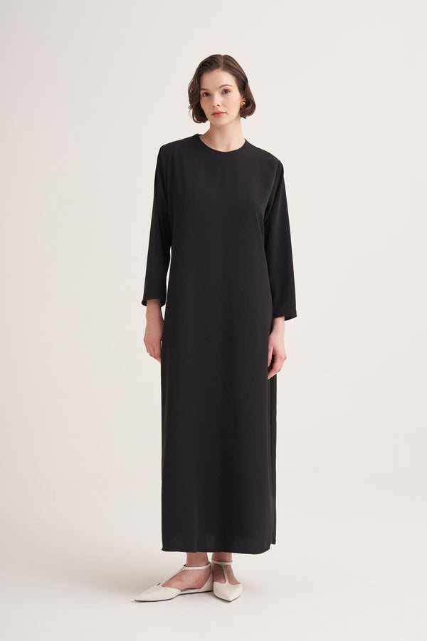 Crepe Inner Dress - Black
