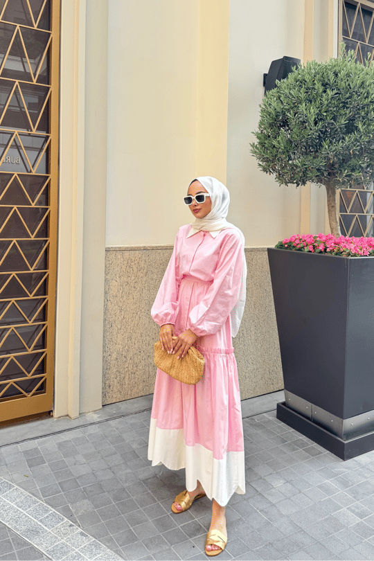 Poplin Pink Dress