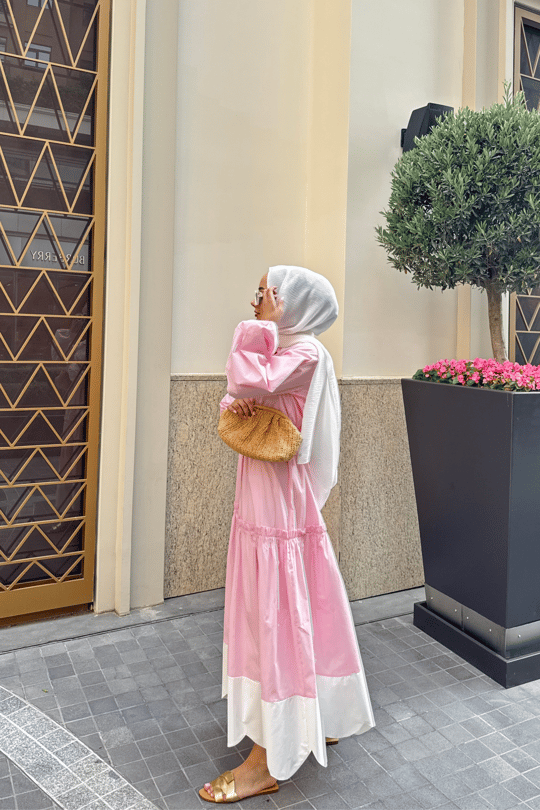 Poplin Pink Dress