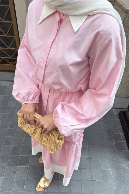 Poplin Pink Dress