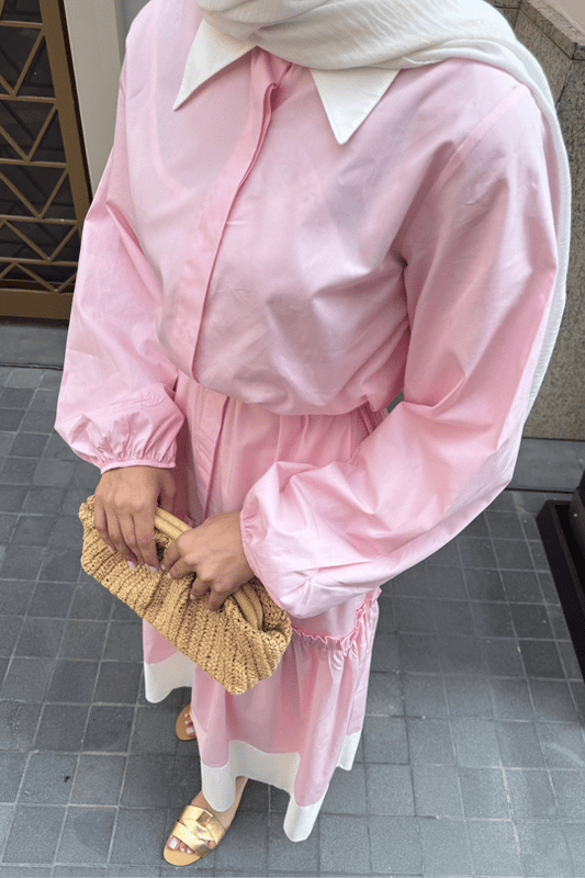 Poplin Pink Dress