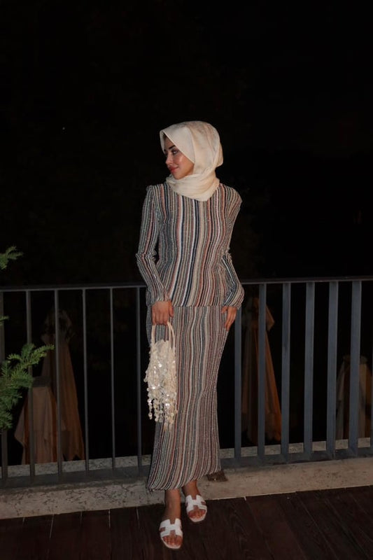 Sonni Glitter Knit Set