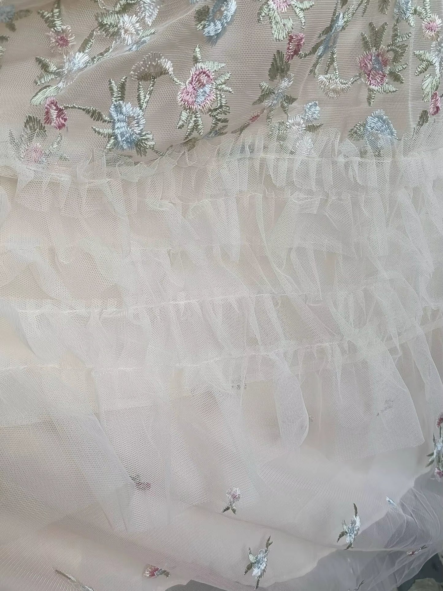 Floral Embroidered Lace Prom & Evening Dress