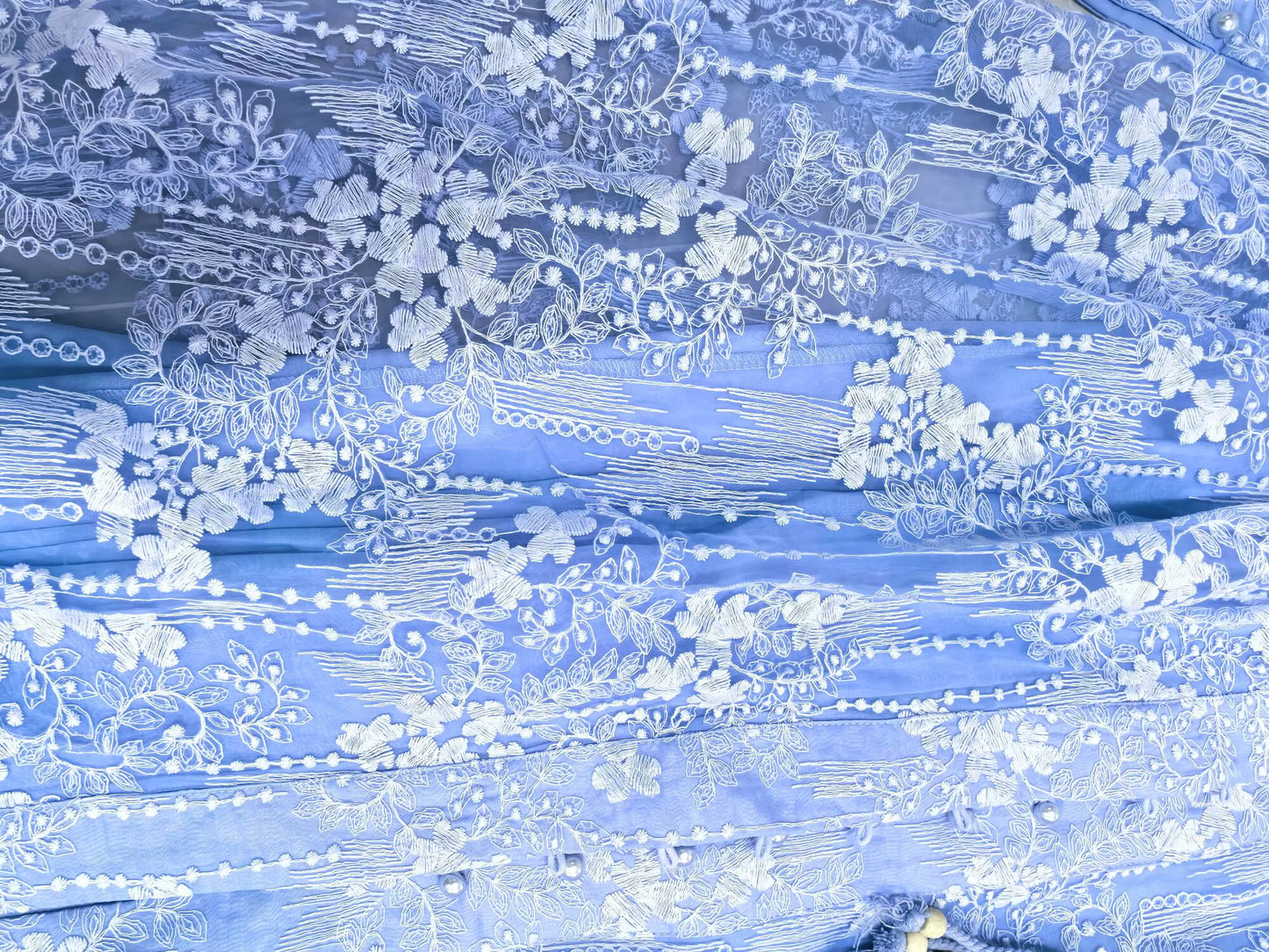 Luxury Embroidery Flower Dress