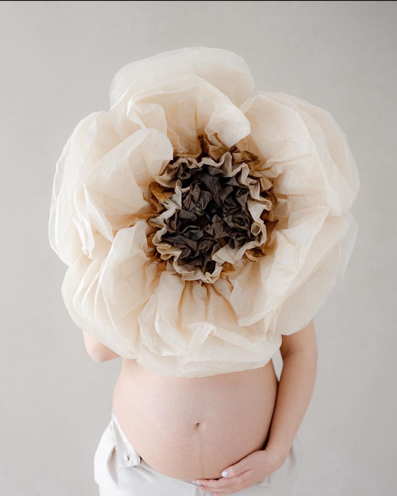 Dove Hand-Dyed Giant Tissue Paper Flower Backdrop Decoration