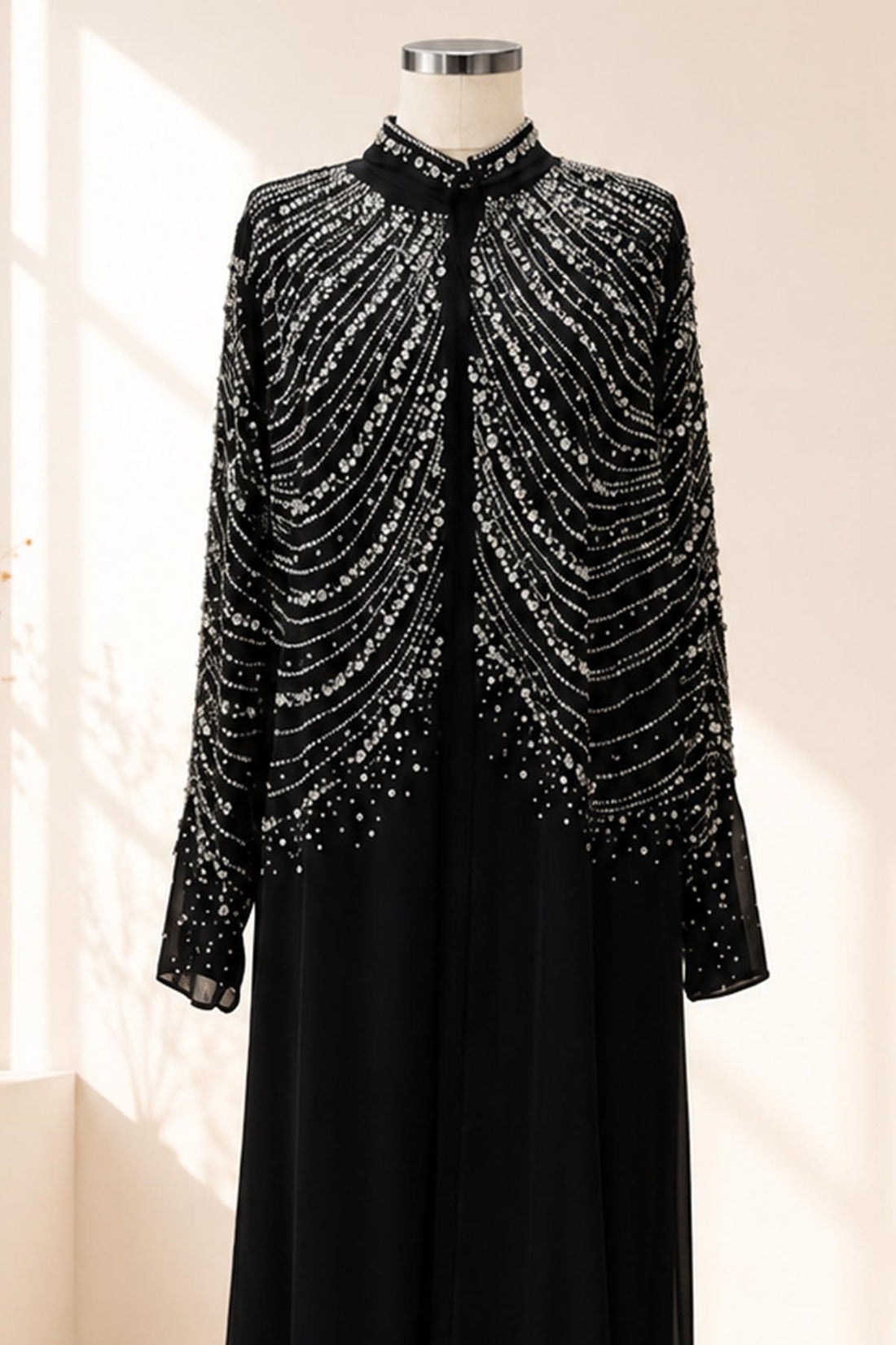 Aşiyan Modest Evening Dress - Black
