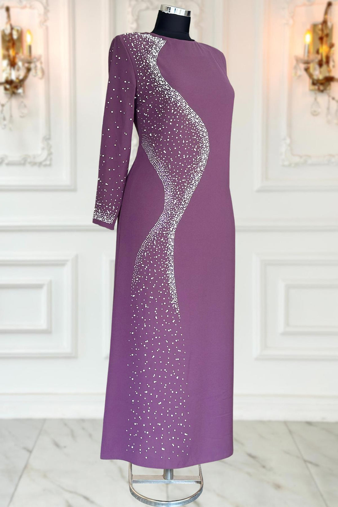 Didar Modest Evening Dress - Lavender