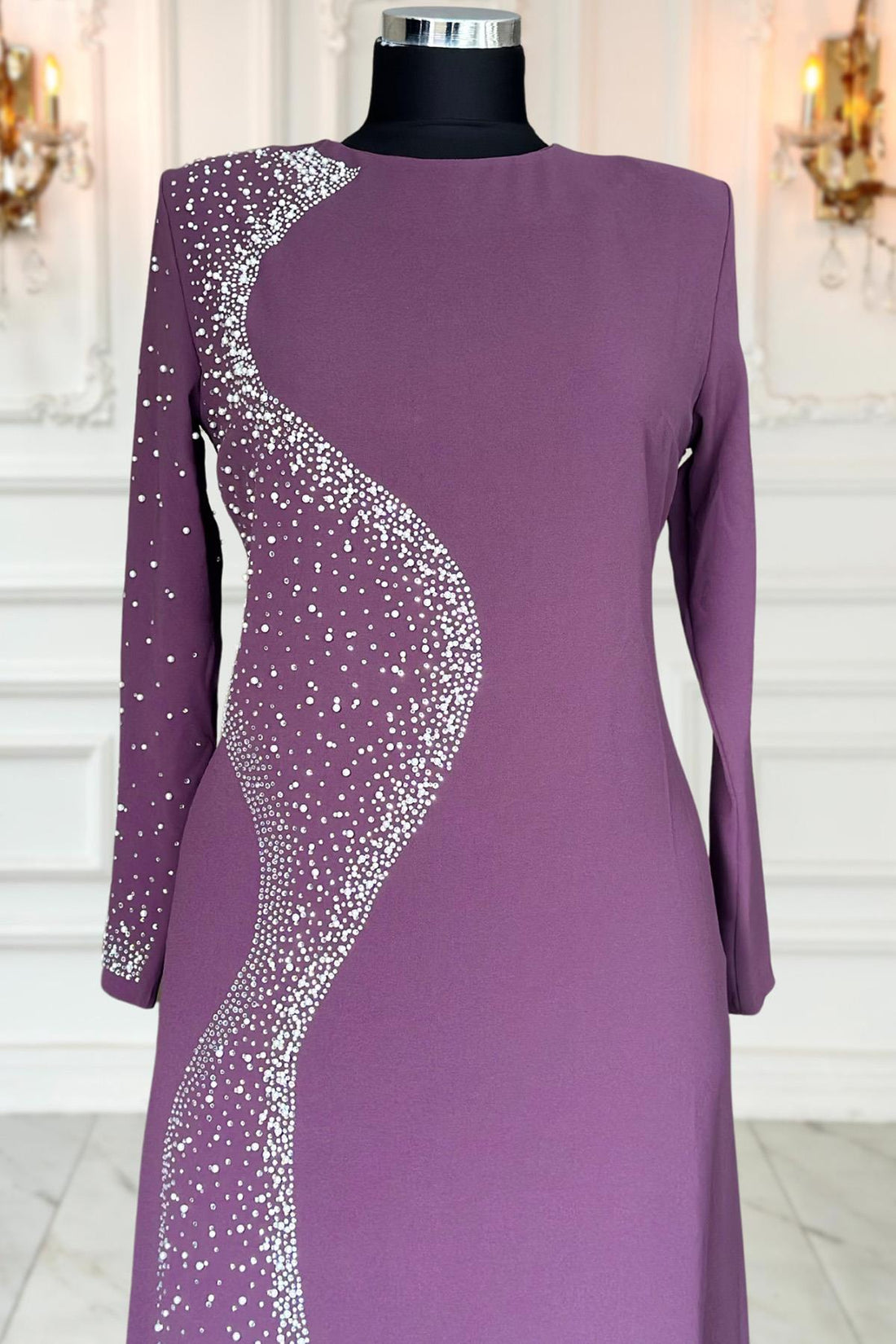 Didar Modest Evening Dress - Lavender
