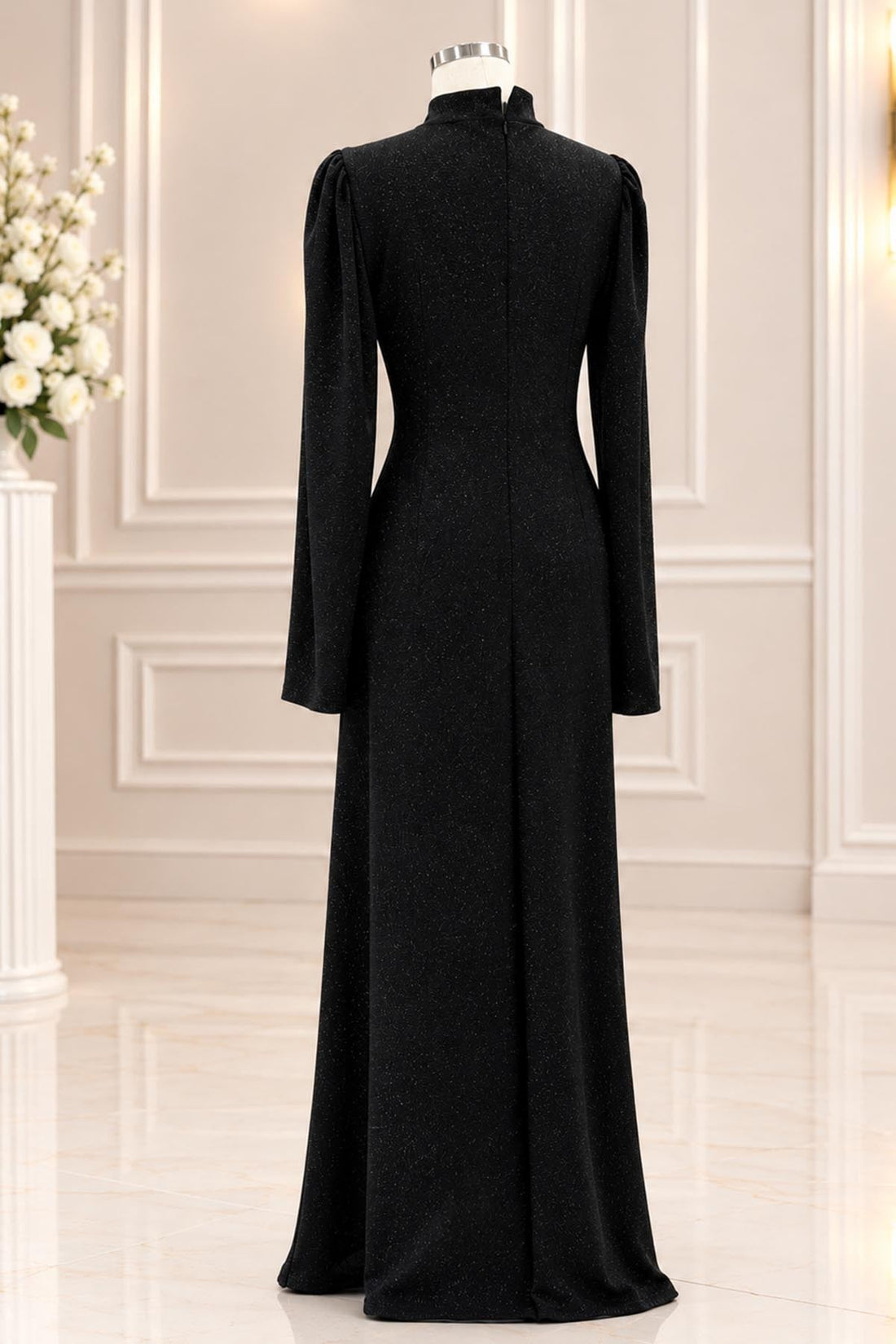 Didem Modest Evening Dress - Black