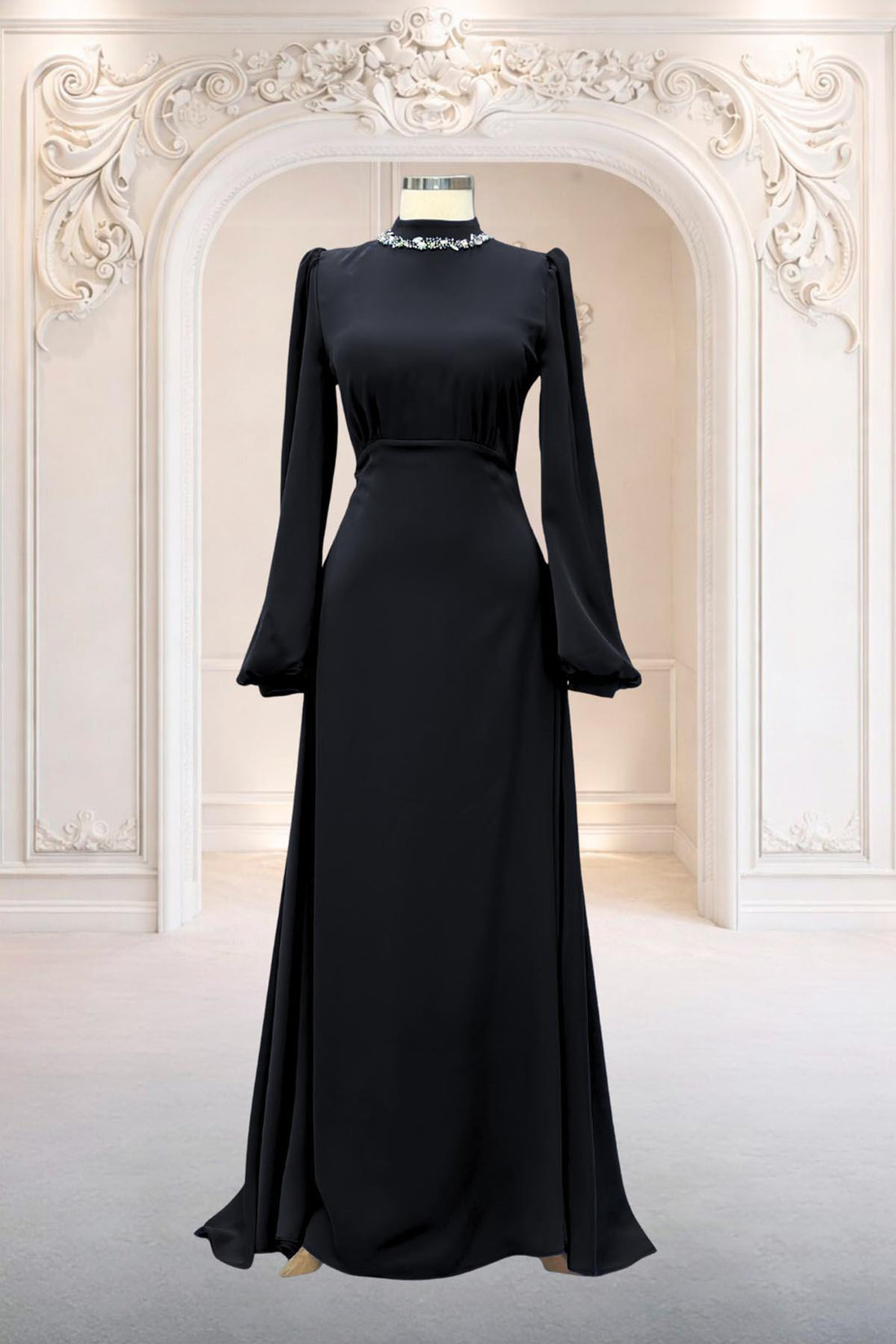 Rüya Modest Evening Dress - Black