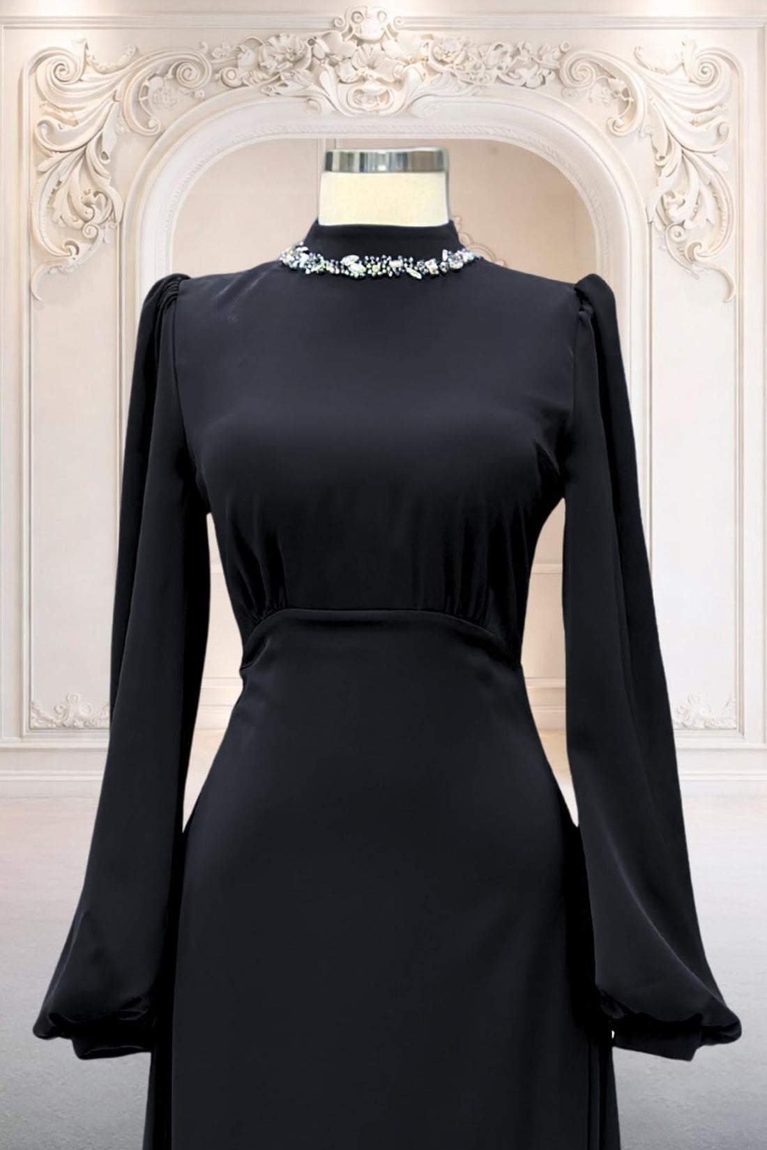 Rüya Modest Evening Dress - Black