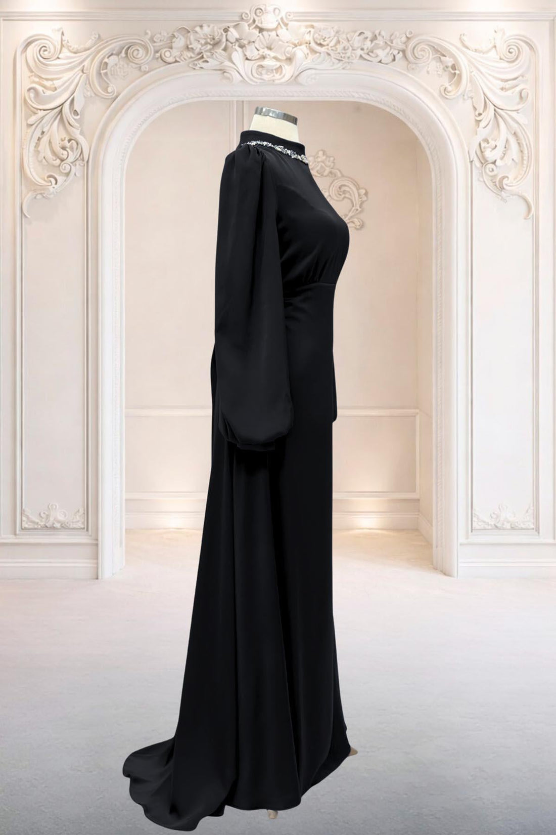Rüya Modest Evening Dress - Black