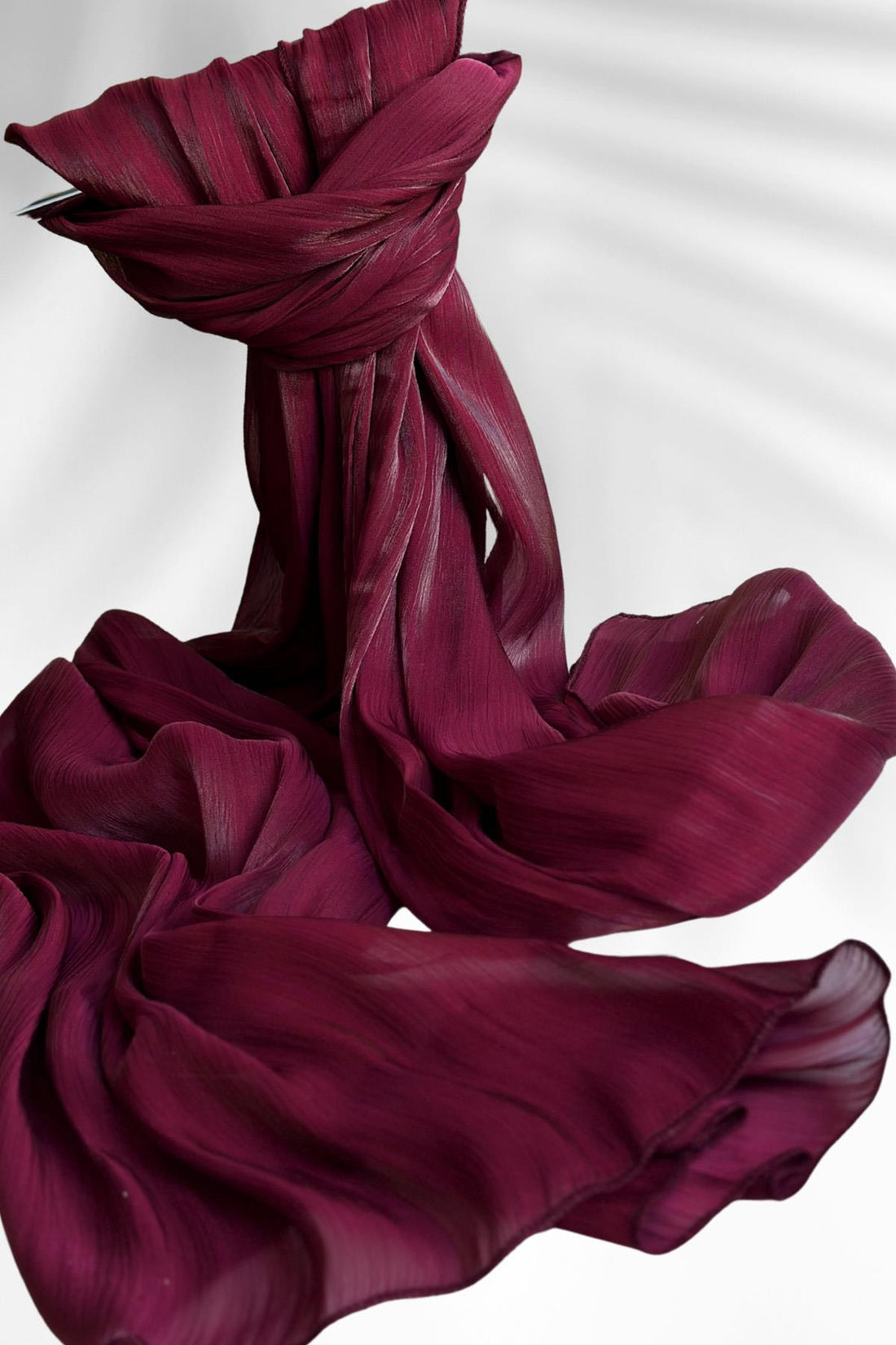 Janjan Occasion Shawl - Burgundy