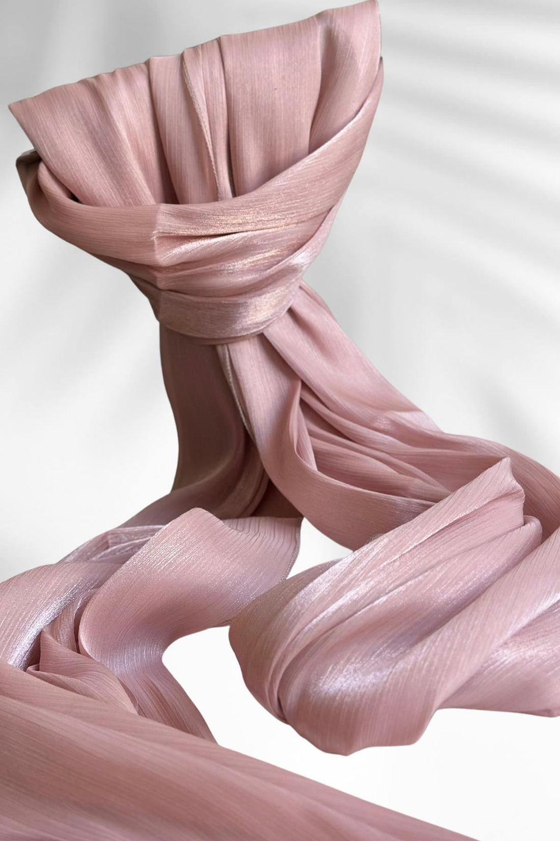 Janjan Occasion Shawl - Blush Pink