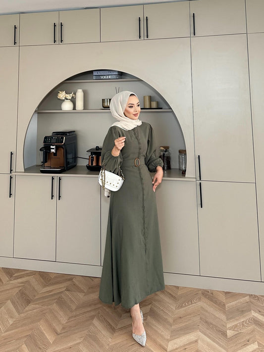 Alice Tencel Khaki Dress