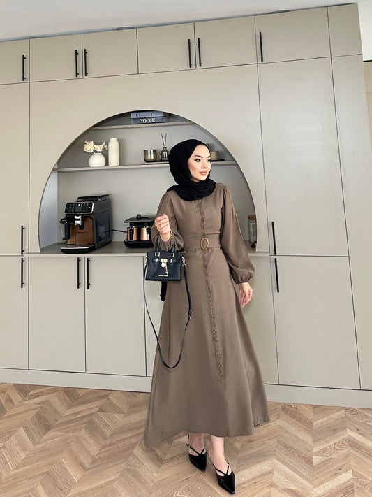 Alice Tencel Brown Dress