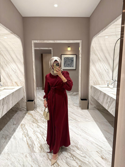 Lady Long Dress - Burgundy Size 1