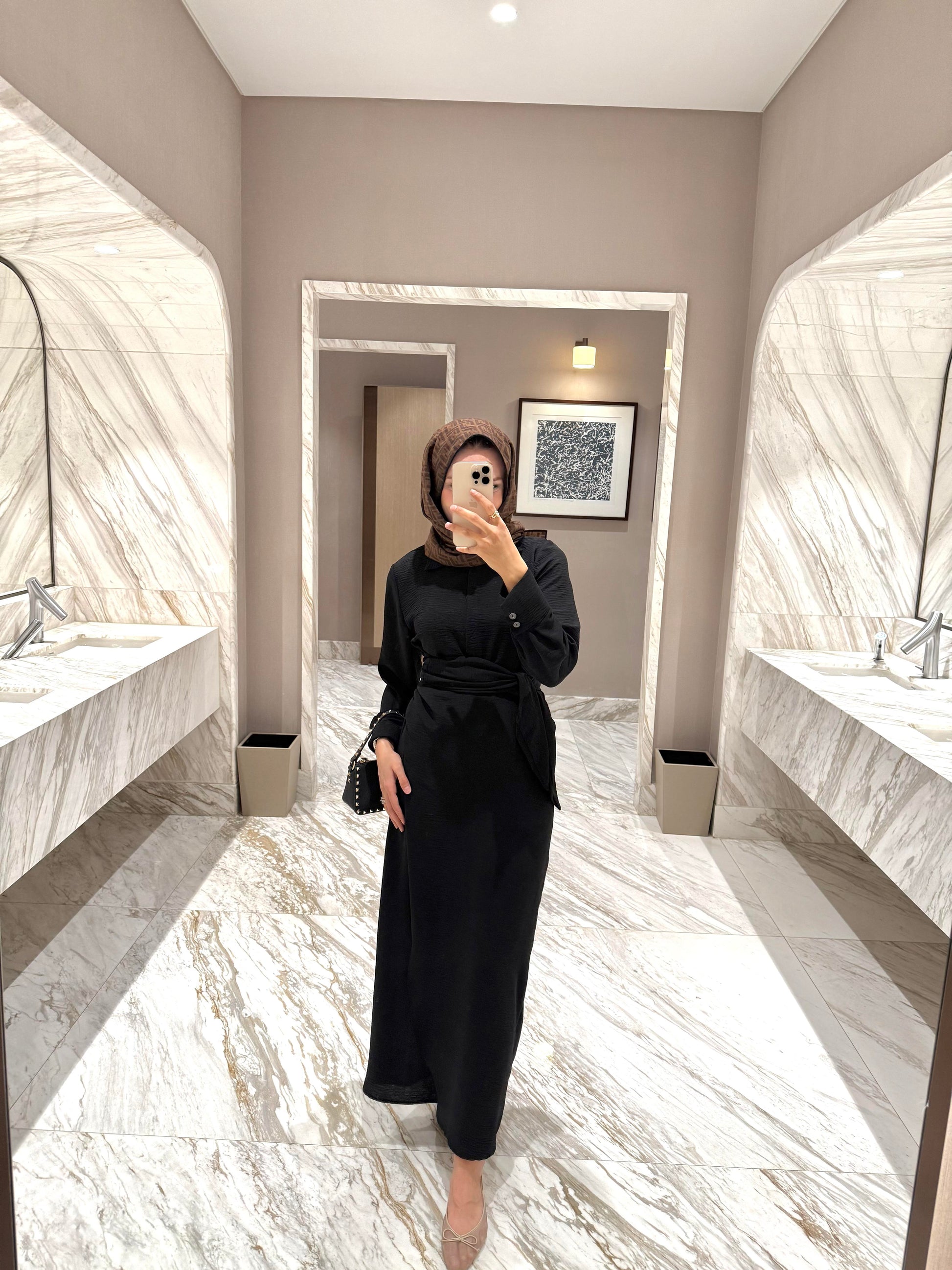 Efil Tie Waist Dress - Black Size 2