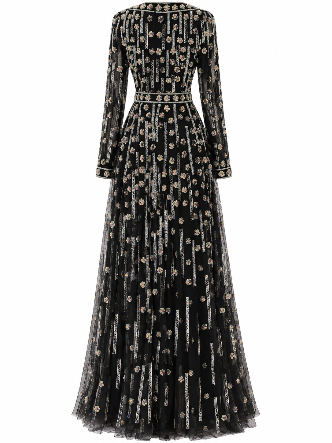 Couture Estella Evening Dress - Black