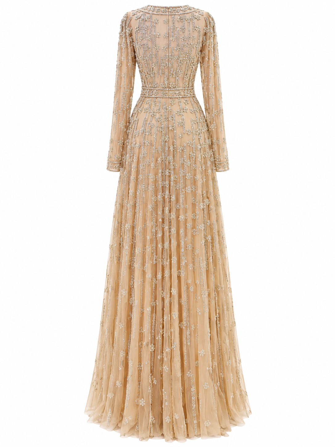 Couture Estella Evening Dress - Salmon