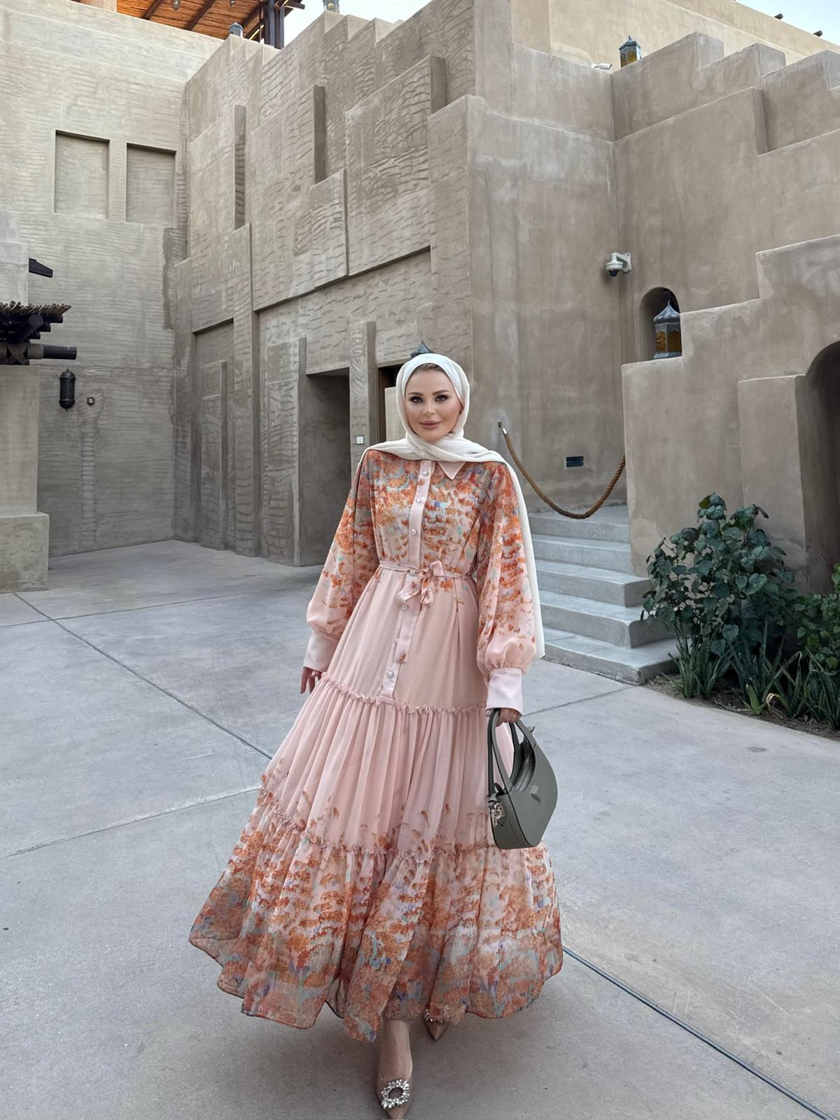 Laila Chiffon Maxi Dress