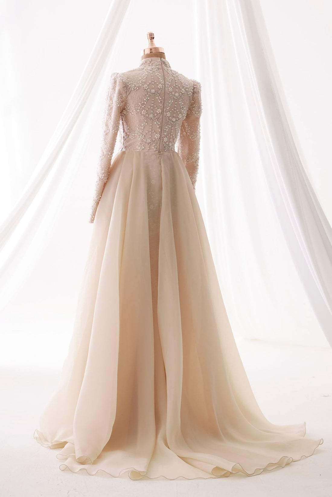 Diana Evening Gown - Beige - view 4