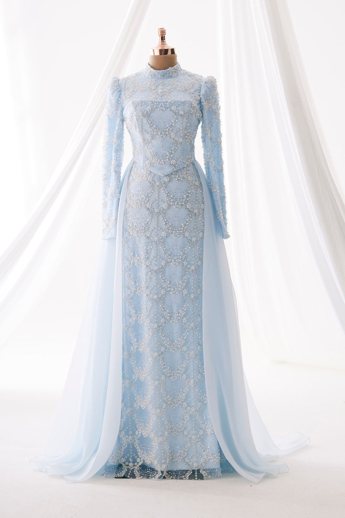 Diana Evening Gown - Baby Blue