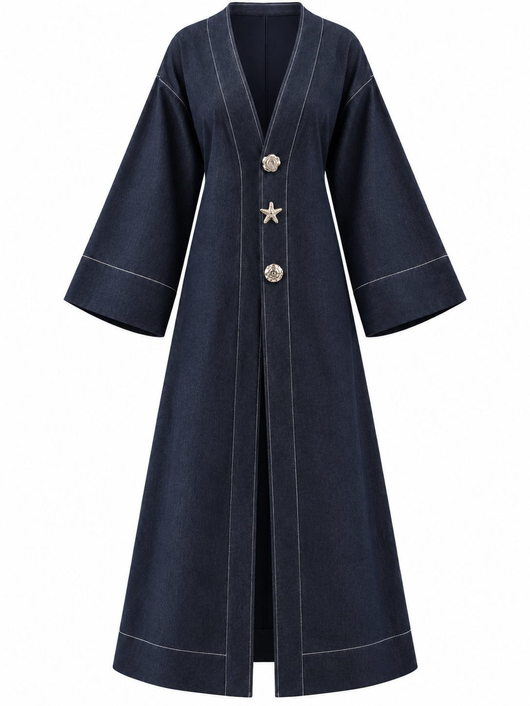 Rivelle Kimono Denim Jacket - Navy