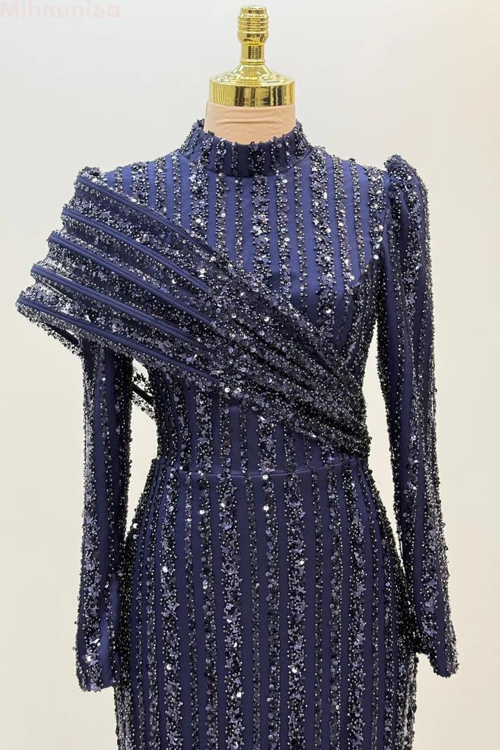 Elegance Evening Dress - Navy