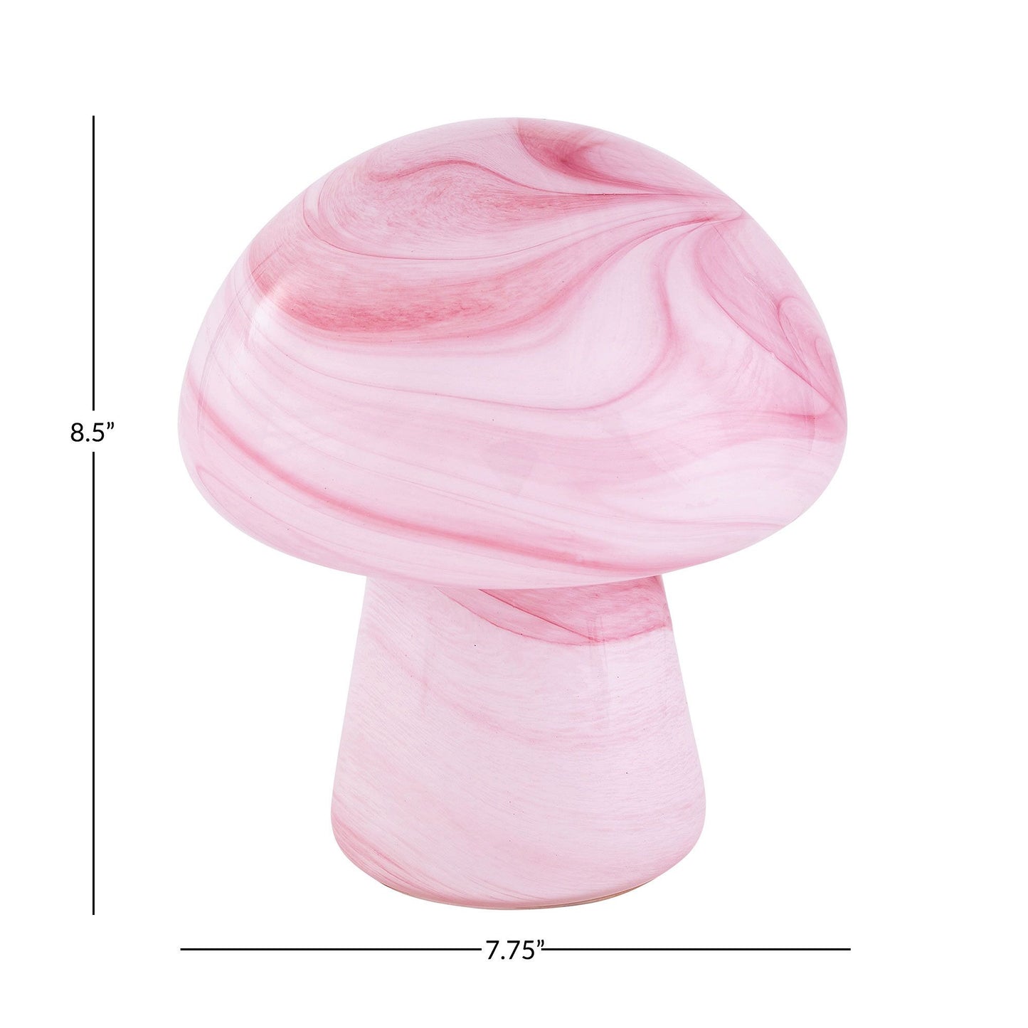 Pottery Barn Glass Mushroom Table Lamp