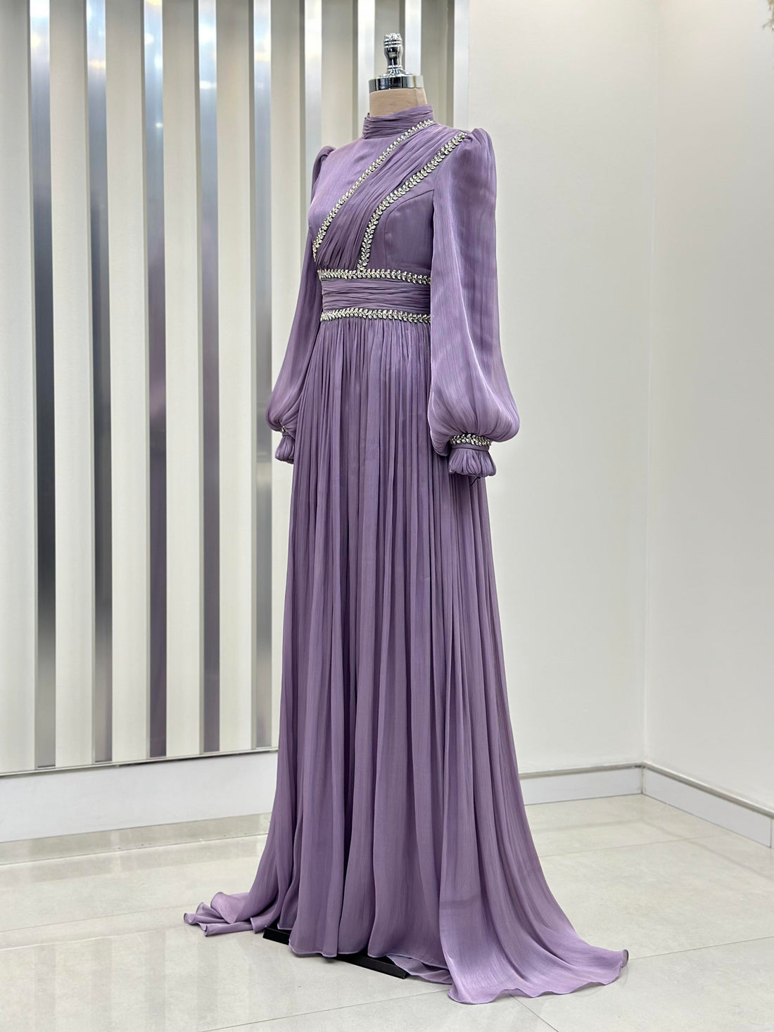 Hermonie Evening Dress - Lilac - view 3