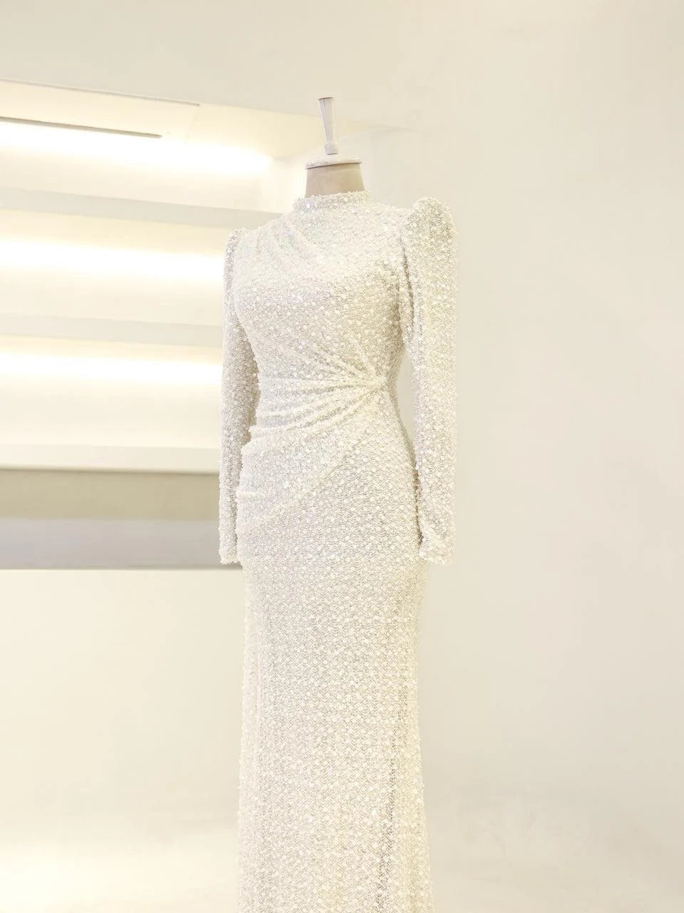Lujain Evening Dress - White