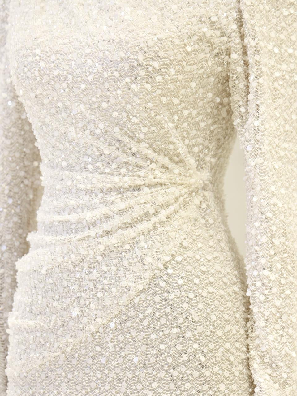 Lujain Evening Dress - White