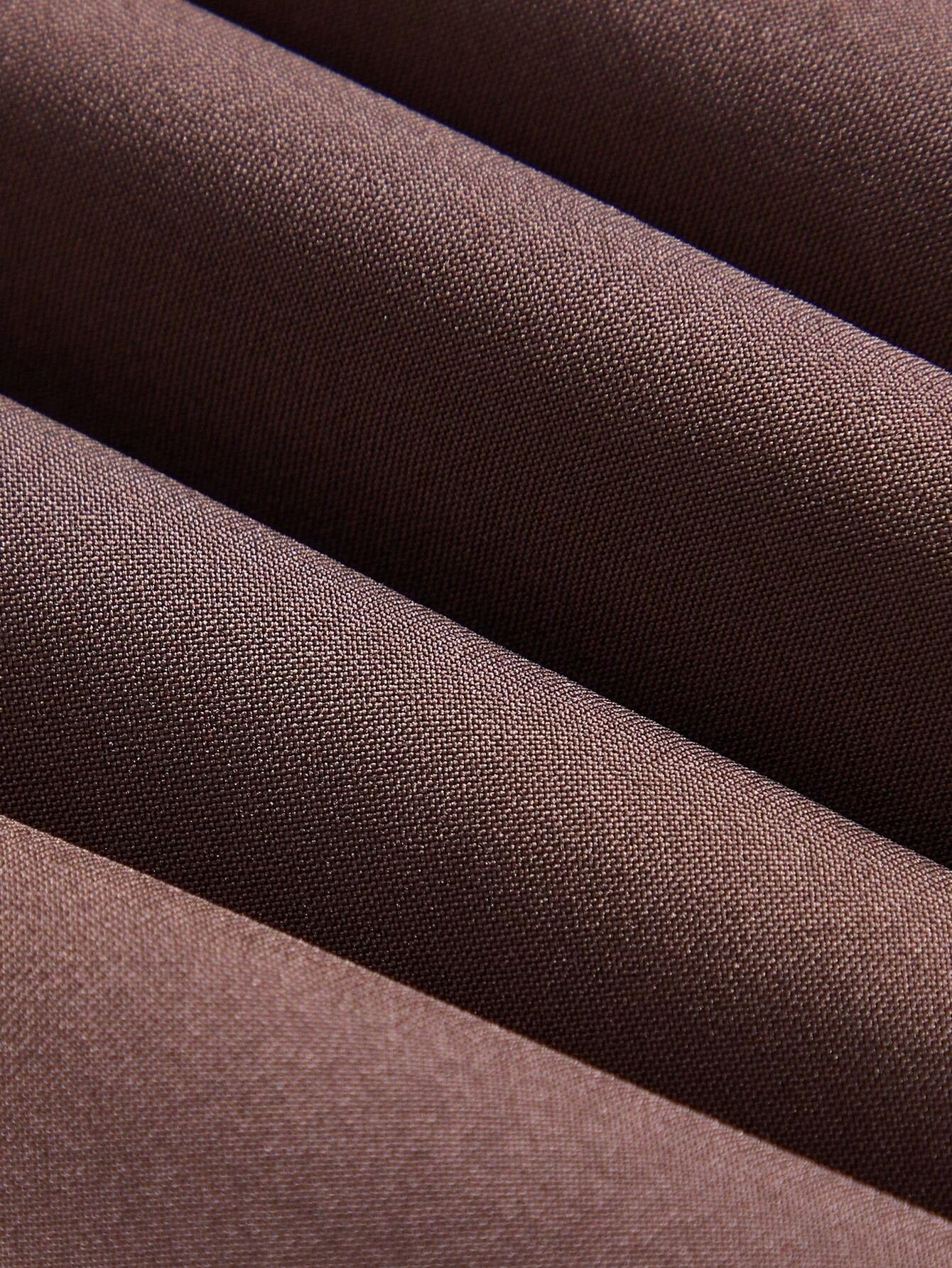 Long‑Sleeve Rose Lace Maxi Dress – Brown