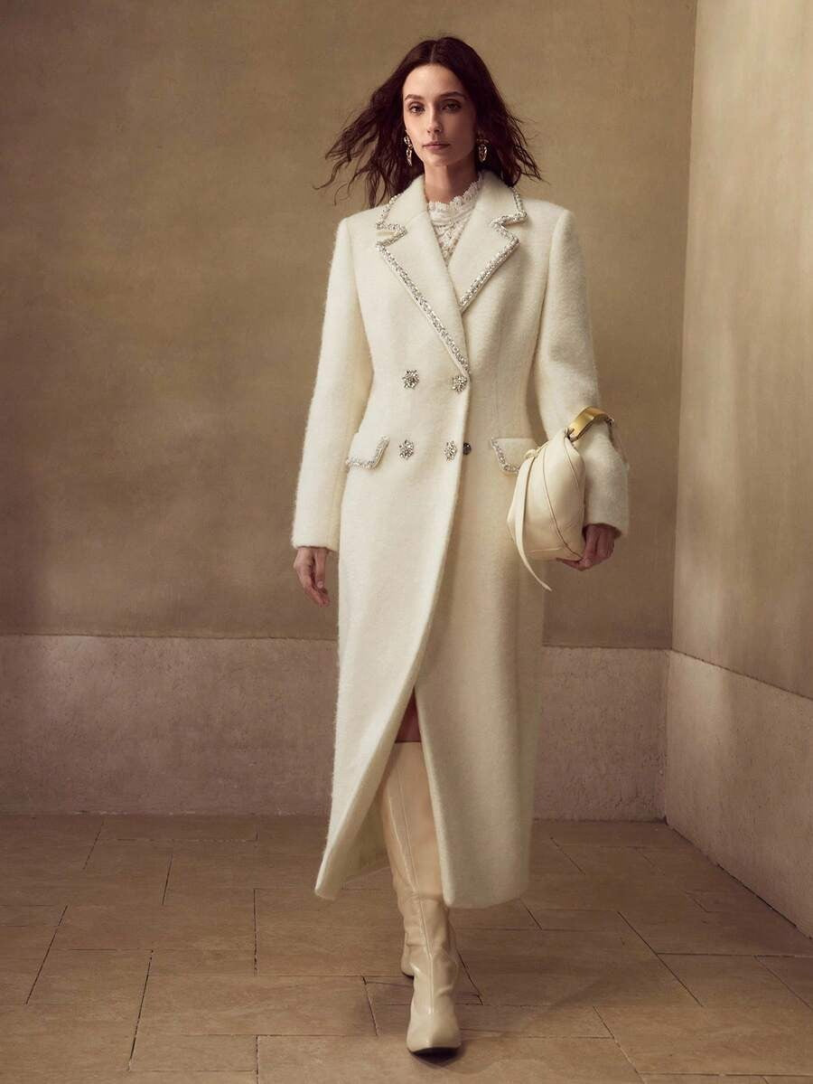 PREMIUM WOOL DOUBLE BREASTED OVERCOAT