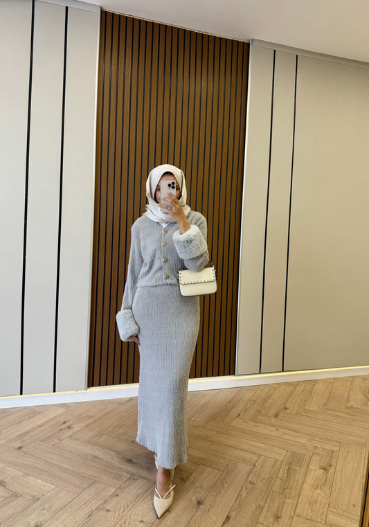 Grey Cozy Two-Piece Set