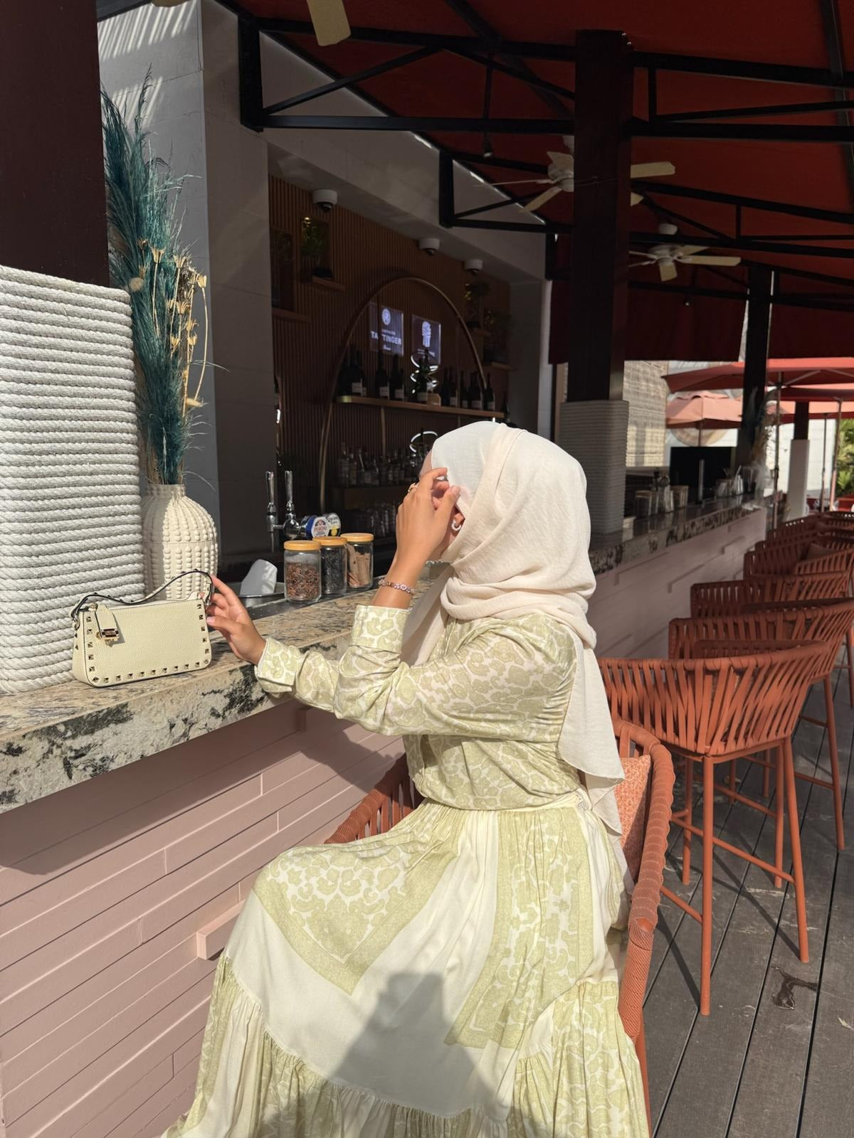 Lightweight Ethnic Shirt and Skirt Co-Ord in Yellow