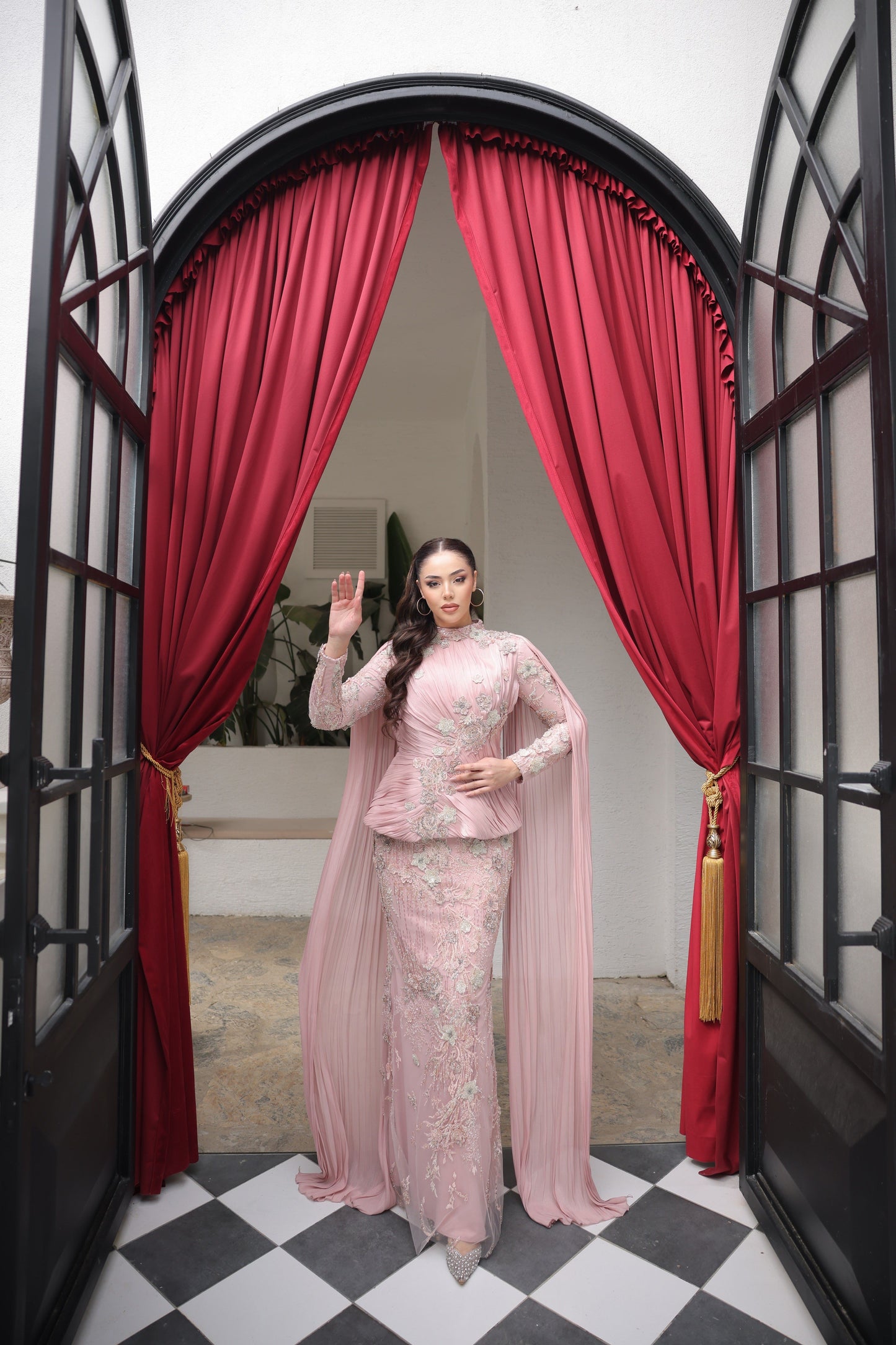 Venus Powder Evening Gown - Poudra