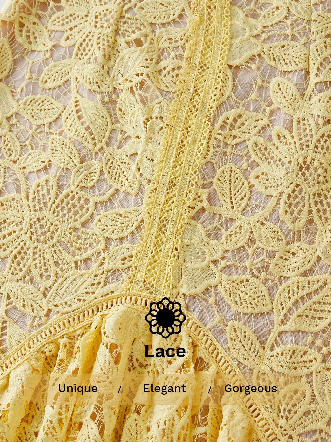 Soluble Lace Mermaid Maxi Dress