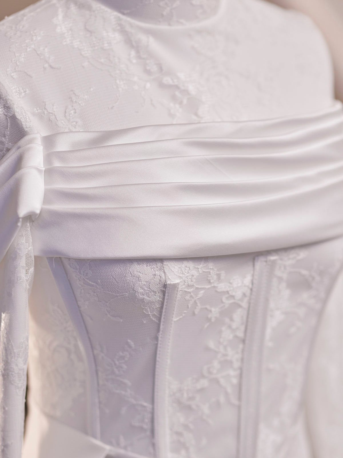 Dante White Evening Gown
