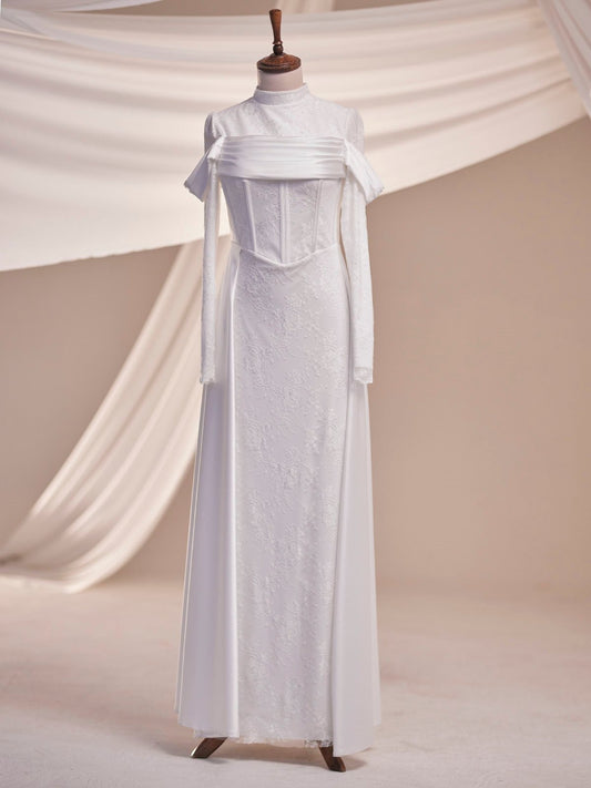 Dante White Evening Gown