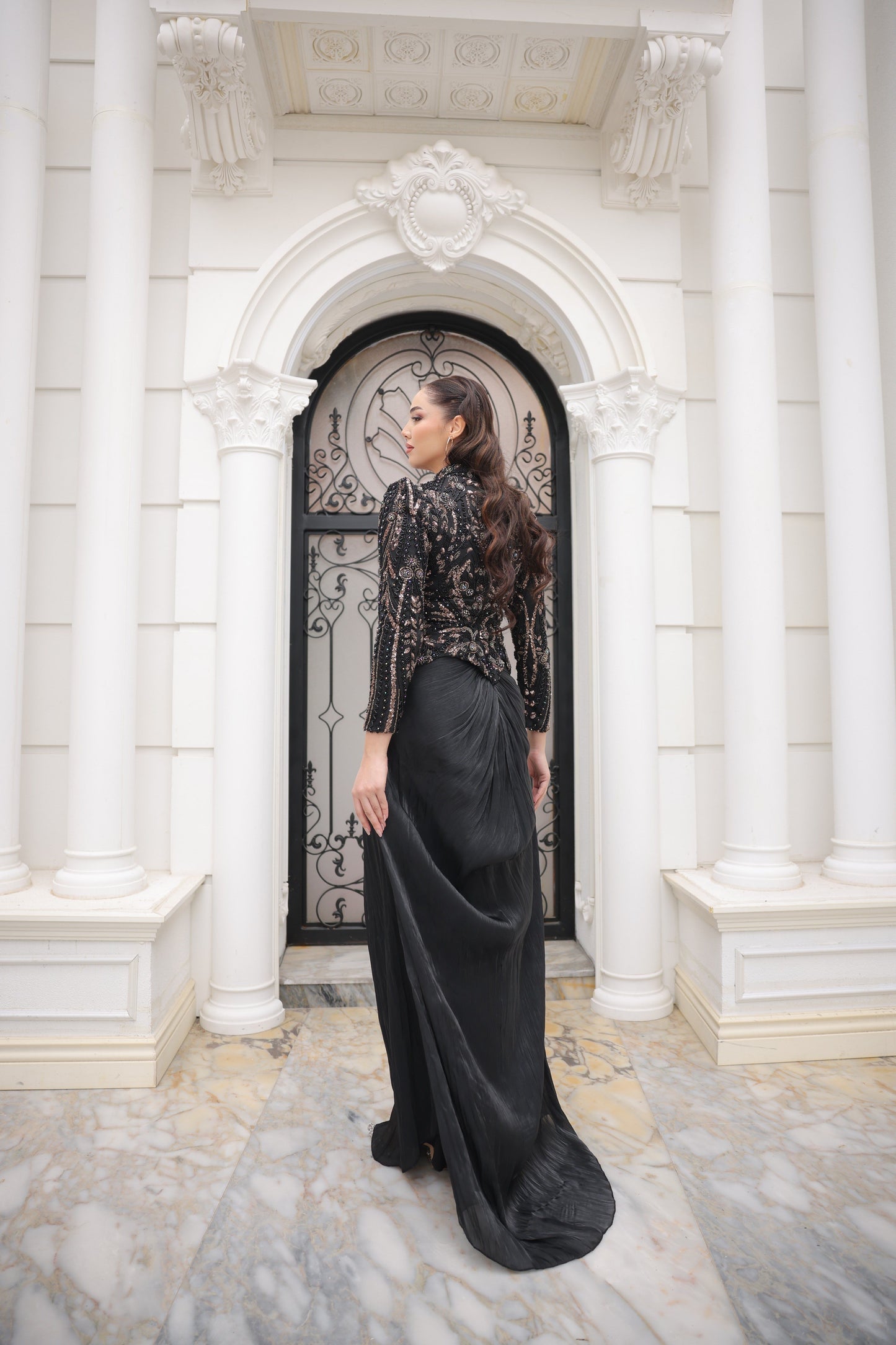 Sierra Black Evening Gown | Elegant Formal Dress for Women