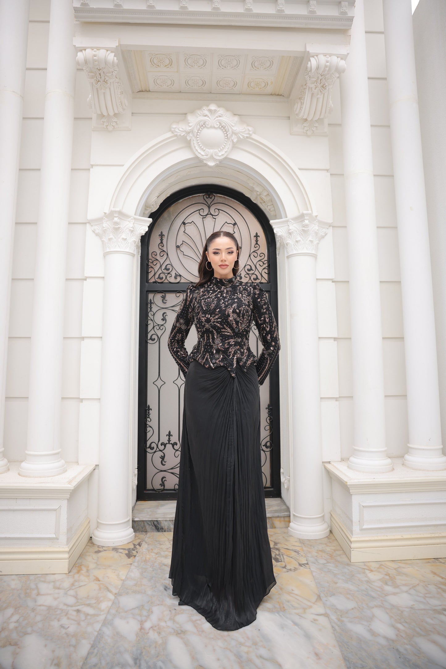 Sierra Black Evening Gown | Elegant Formal Dress for Women