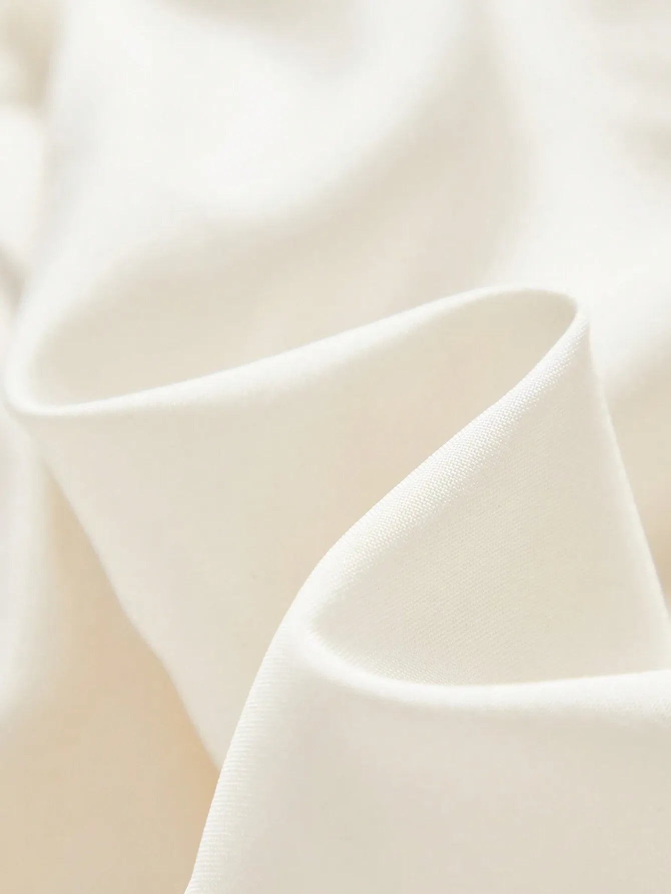 Stand‑Collar Mesh Embroidered Lantern‑Sleeve Dress – White